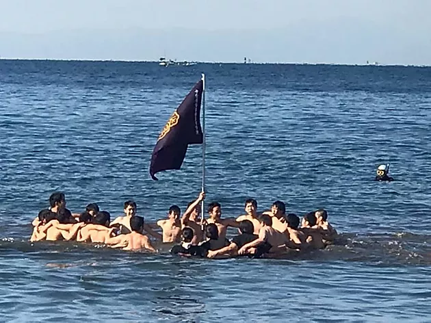 第72回館山湾寒中水泳大会 千葉県安房西高等学校