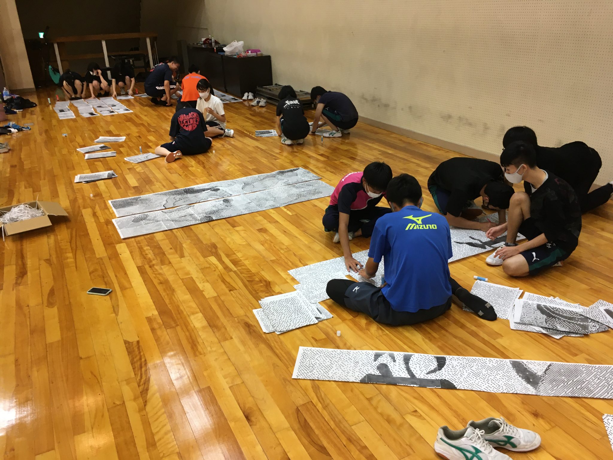 校内文化祭の準備 千葉県安房西高等学校